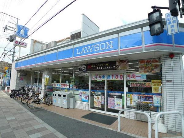 　ローソン放出東三丁目店（コンビニ）／74m　