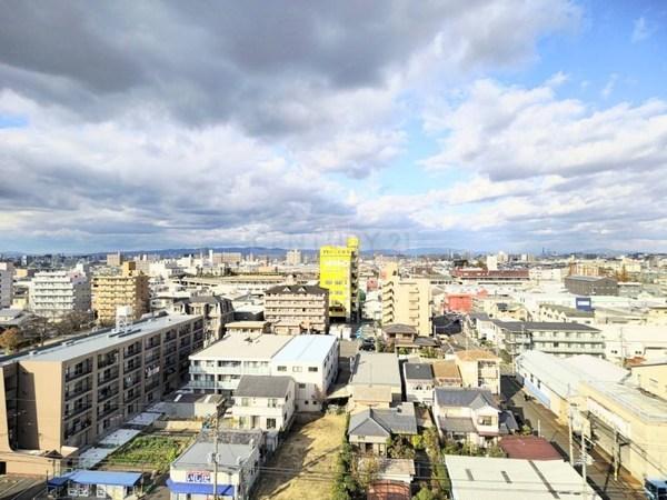グランシアター高井田　現地からの眺望　