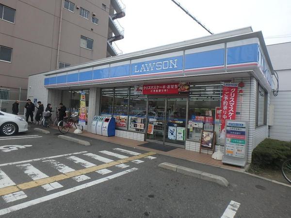 　ローソン内環深江南一丁目店（コンビニ）／214m　