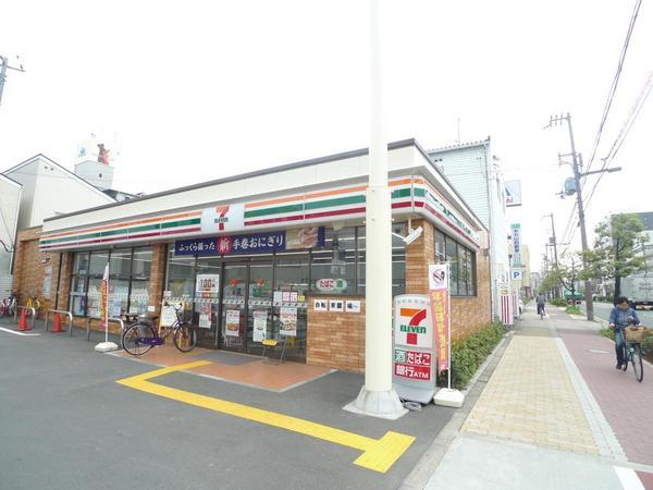 　セブンイレブン大阪放出東店（コンビニ）／159m　