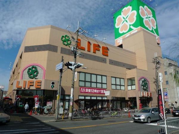 セジュールオッツ高井田　ライフ高井田店（スーパー）／749m　